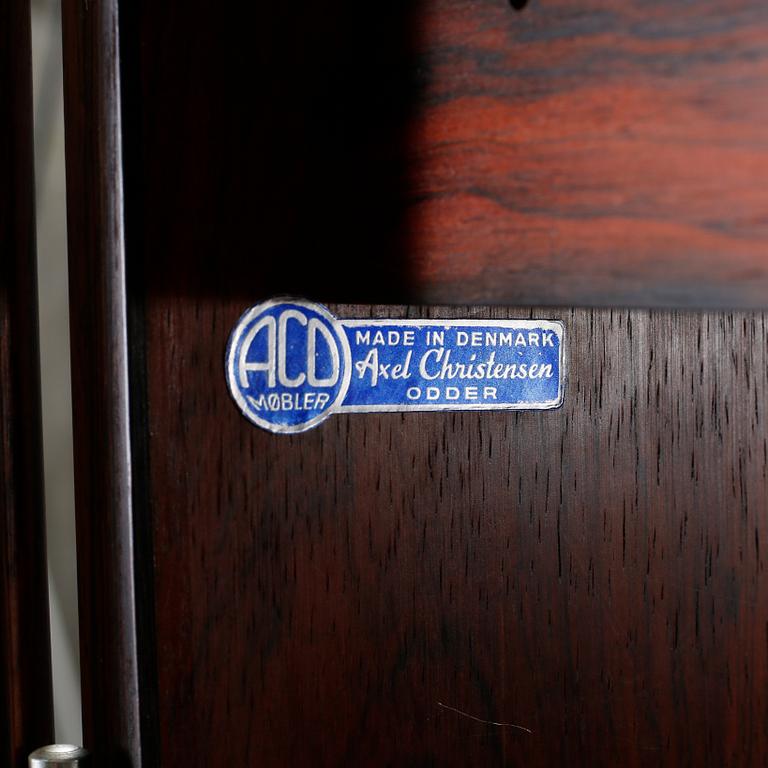 A 1960s drinks cabinet by Axel Christensen, Odder Möbelfabrik, Denmark.