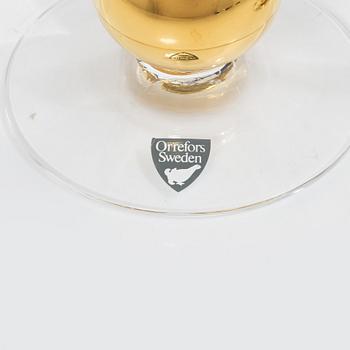 Gunnar Cyrén, Martini glasses, 13 pcs, "Nobel", Orrefors.