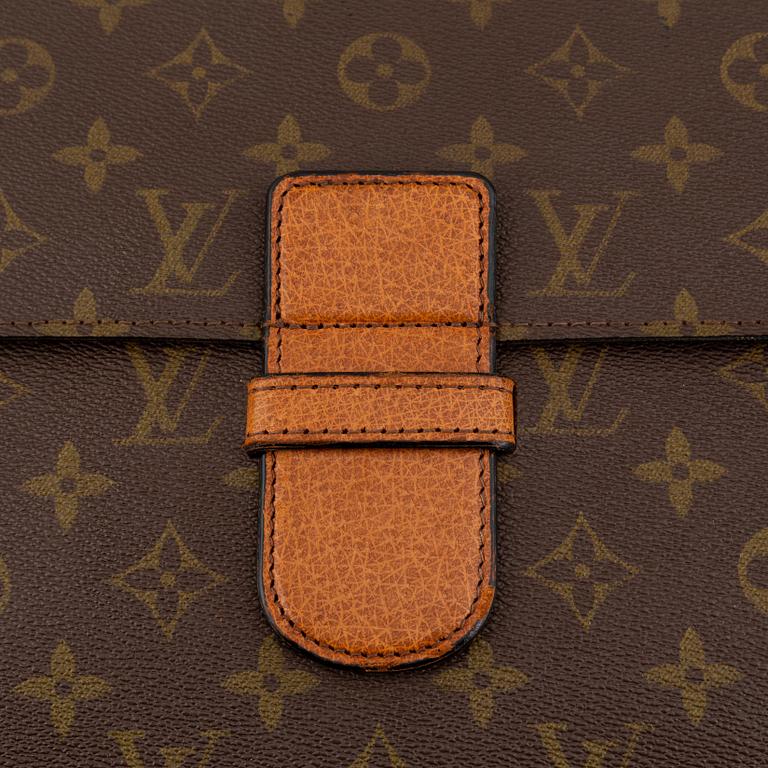 Louis Vuitton, a monogram canvas briefcase.