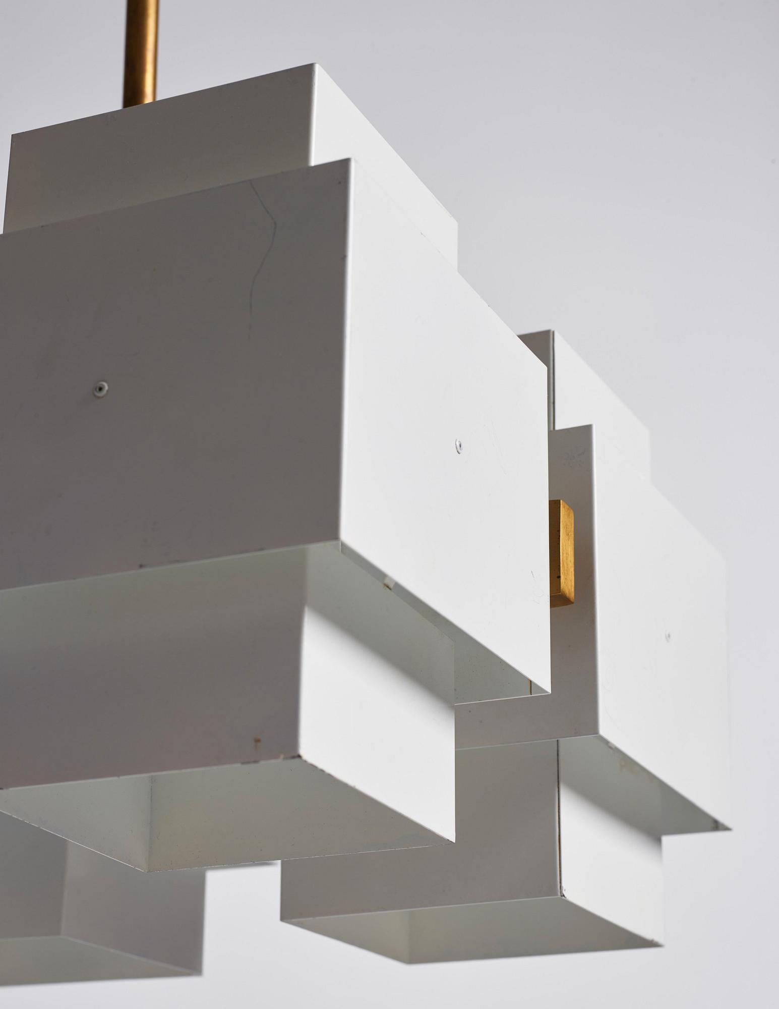 Hans-Agne Jakobsson, a ceiling light 'C769 4 P/Selectra', Hans Agne Jakobsson AB, Markaryd Sweden 1960-70s.