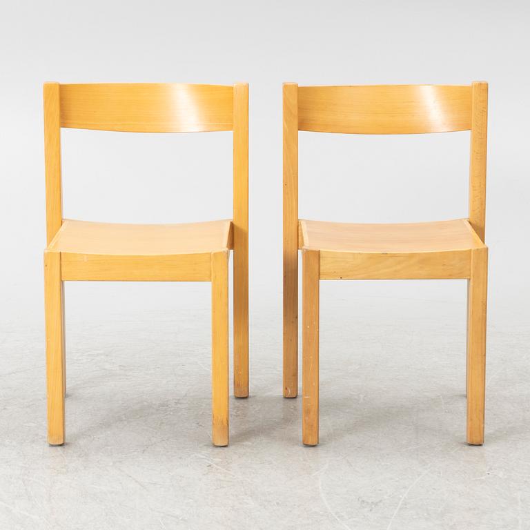 Axel Larsson, chairs, 8 pcs, Balzar Beskow, mid-20th century.