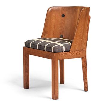 269. Axel Einar Hjorth, a stained pine "Lovö" chair, Nordiska Kompaniet, Sweden 1930s.