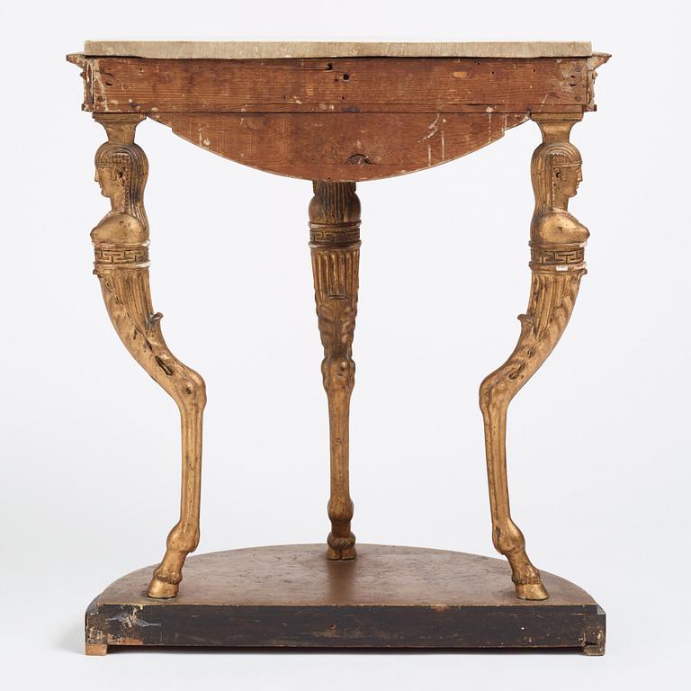 Konsolbord, Stockholmsarbete omkring år 1800, Sengustavianskt.