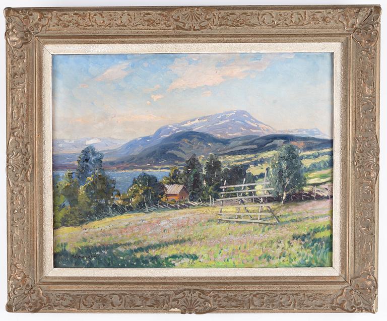 Carl Brandt, oil on canvas, signed C Brandt.