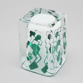 A unique glass vase by Jan Johansson for Orrefors in 2002.