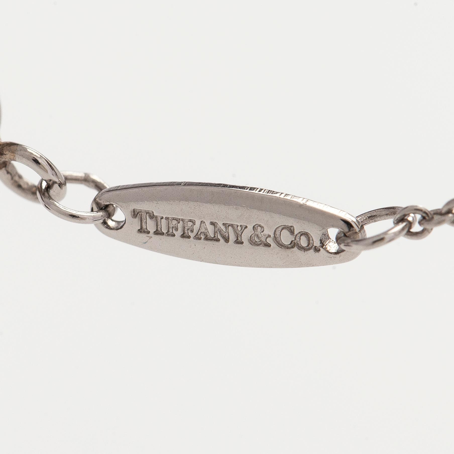 Tiffany & Co, Elsa Peretti, kaulakoru, "Diamonds by the Yard", platinaa ja briljanttihiottu timantti.