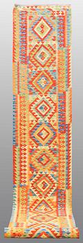 A RUNNER, Kilim, ca 610 x 85 cm.