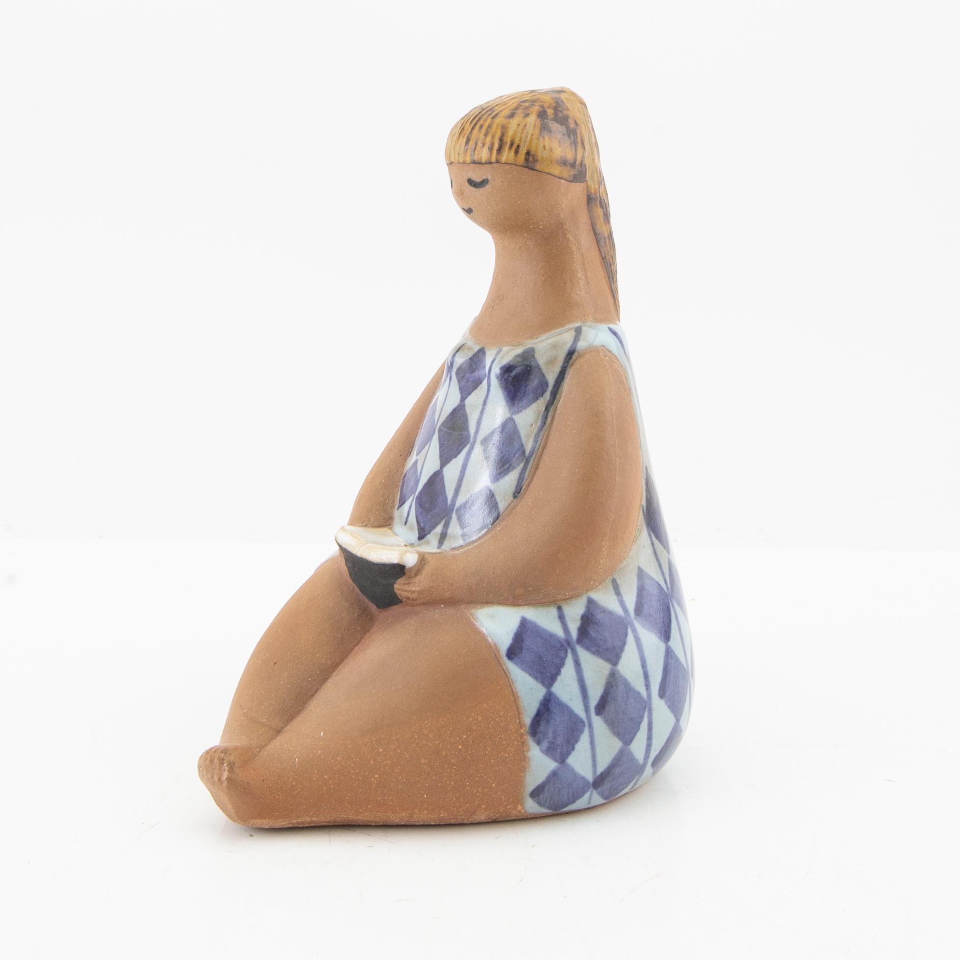 Lisa Larson, figurin signerad Gustavsberg stengods.