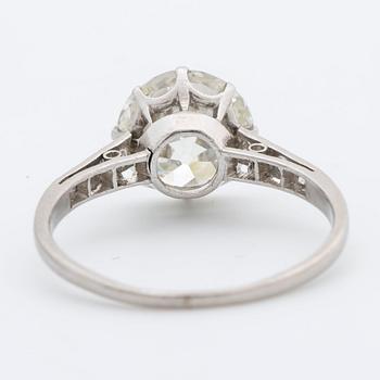 A ca 2.30 old-cut diamond ring.