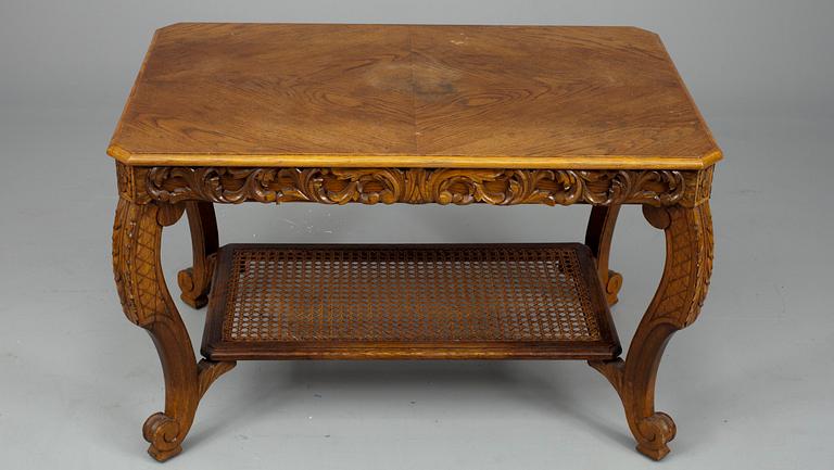 MÖBLEMANG 4 delar, ek, 1900-talets början.