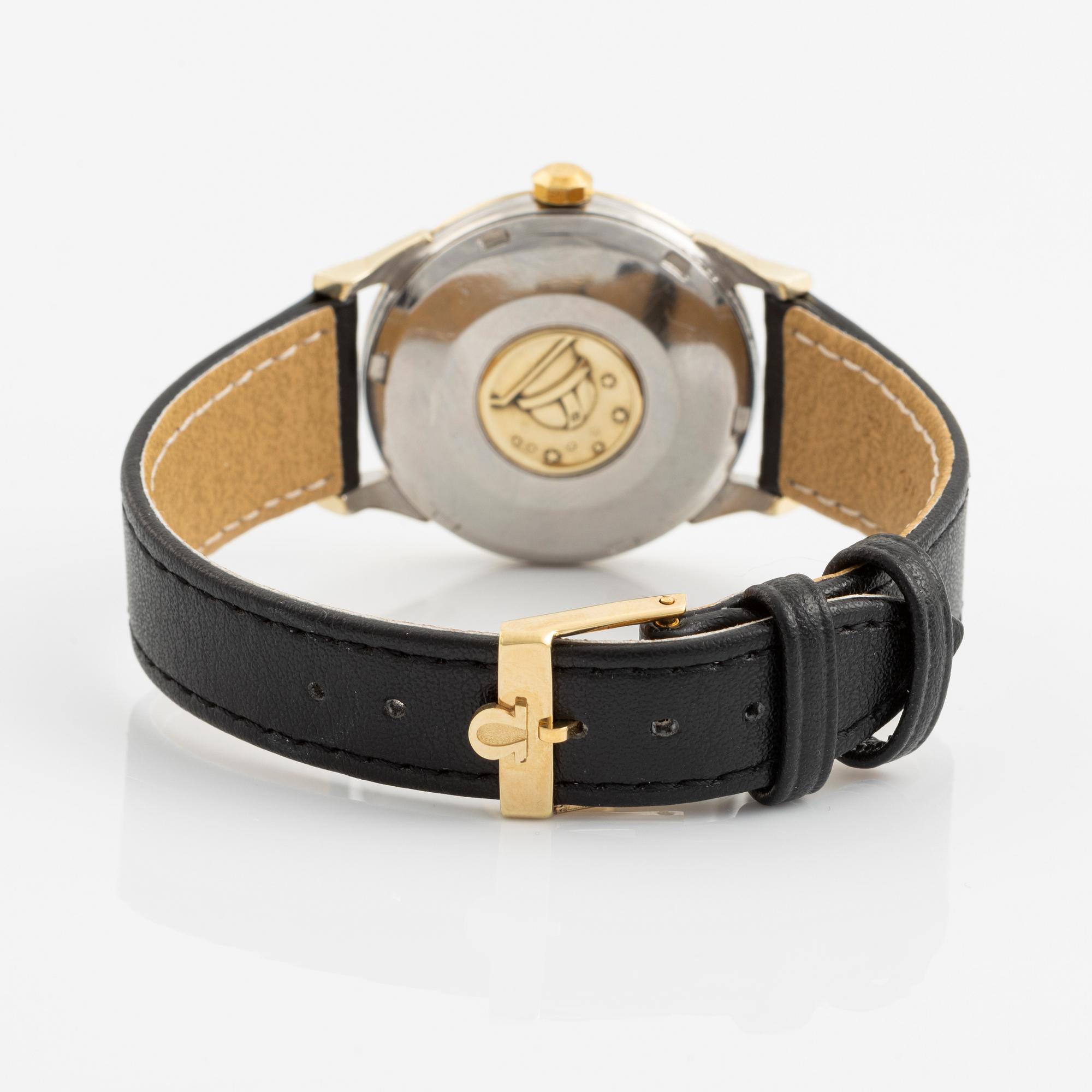 Omega, Constellation, Chronometer, Pie-Pan, wristwatch, 34 mm.