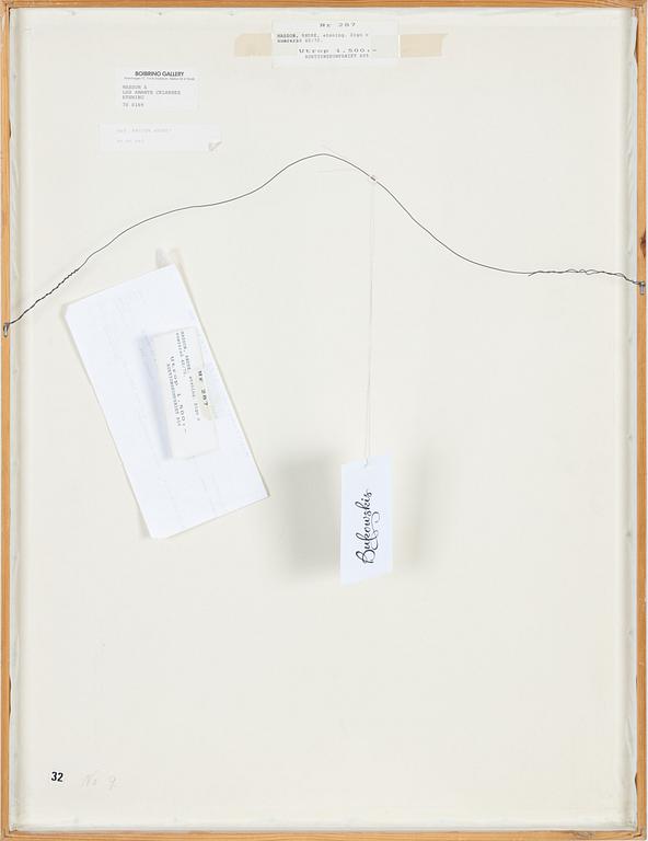 André Masson, etching in colours. Signed and numbered 48/70.