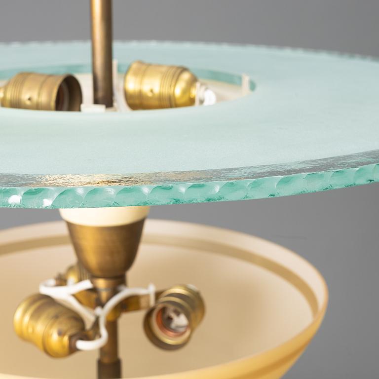 Erik Tidstrand, a ceiling lamp model "29587", Nordiska Kompaniet, 1930s.