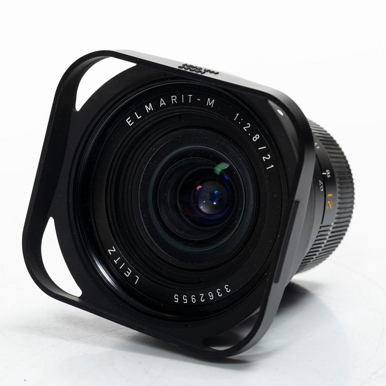 Leica M6 10 404, with three lenses and viewfinder, Leitz, 1984 - 2003.