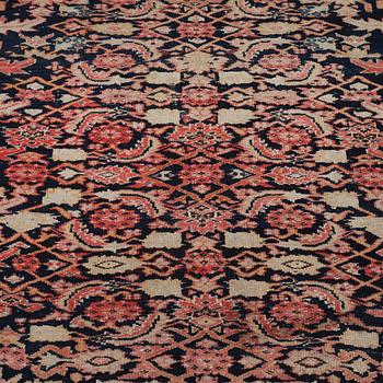 A rug, possible Malayer, semiantique/antique, 342 x 188 cm.
