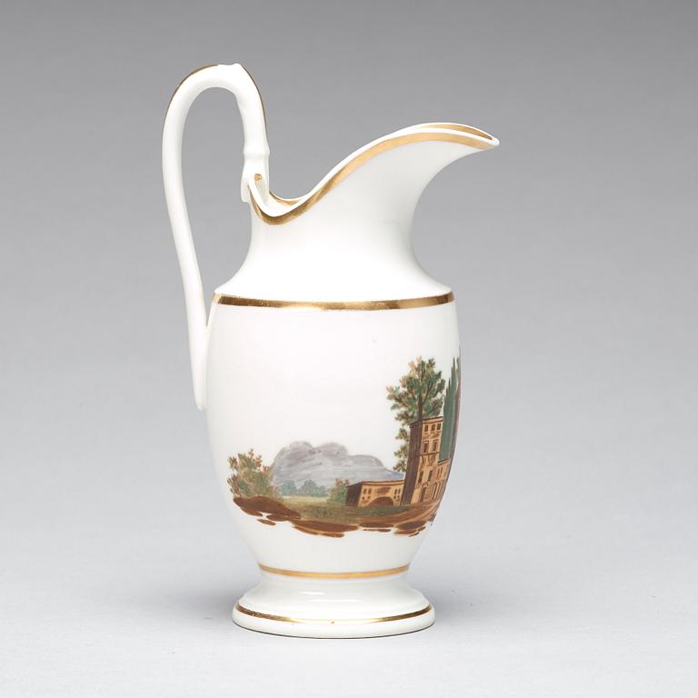 KAFFE och TESERVIS, 18 delar, porslin. Frankrike, Empire, tidigt 1800-tal.