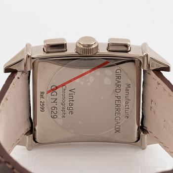 Girard-Perregaux, Vintage 1945, armbandsur, kronograf, 30 x 31 (47) mm.