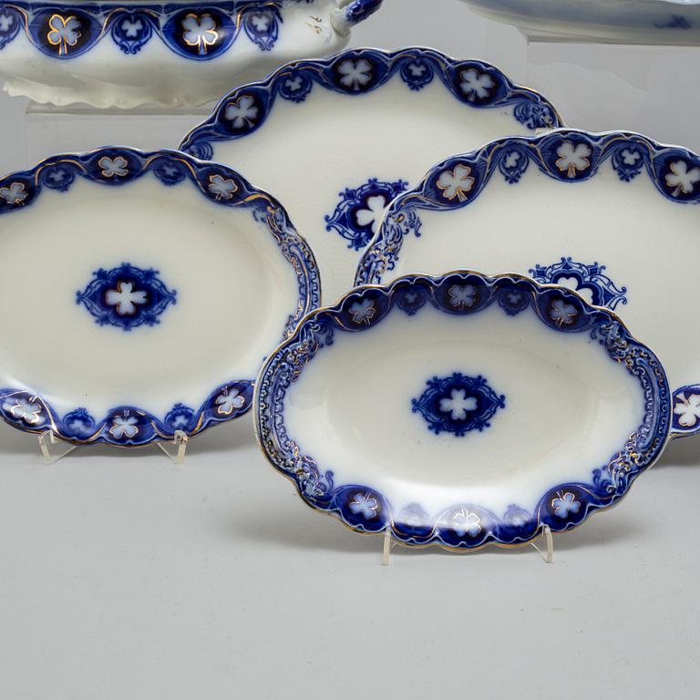 A part 'Savoy' earthenware dinner service, England, Johnson & Bros (86 pieces).