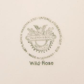 Dinner service, 48 pieces, “Wild Rose”, Villeroy & Boch, Germany.