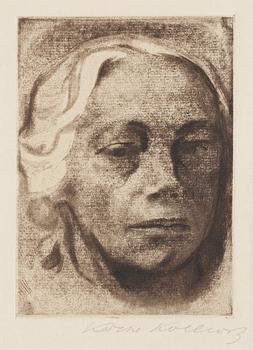 147. Käthe Kollwitz, Selbstbildnis.