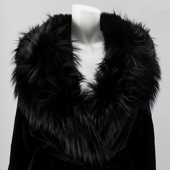 GIANFRANCO FERRE, fur coat.