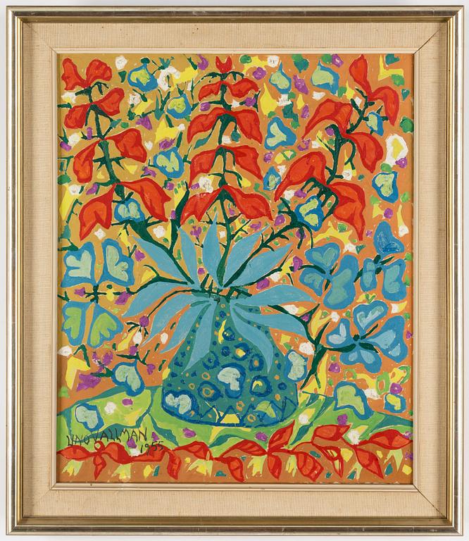 UNO VALLMAN, olja på duk, signerad och daterad 1955.