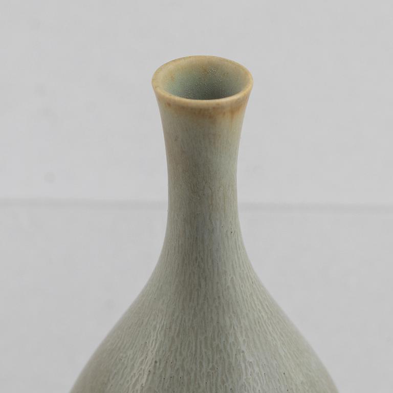 Berndt Friberg, a stoneware vase, Gustavsbergs Studio, and Carl-Harry Stålhane, a stoneware bowl, Rörstrand, Sweden.