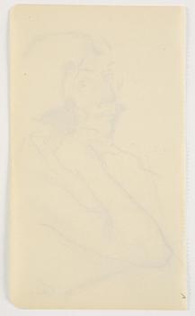 Lotte Laserstein, Woman in profile, probably executed in Berlin.