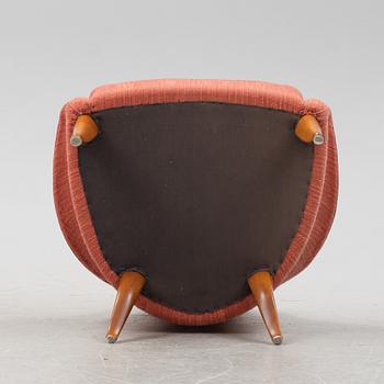 Kerstin Hörlin-Holmquist, a 'Lilla Eva' easy chair from Nordiska Kompaniet's 'Paradiset'-series, designed 1958.