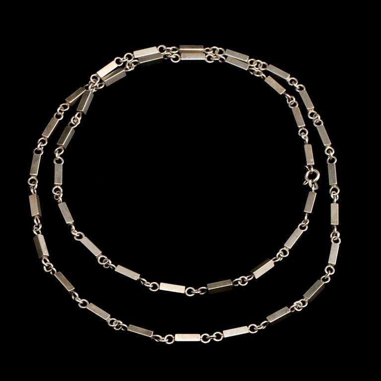 COLLIER, silver, 1900-talets tredje kvartal. Vikt 59 g.