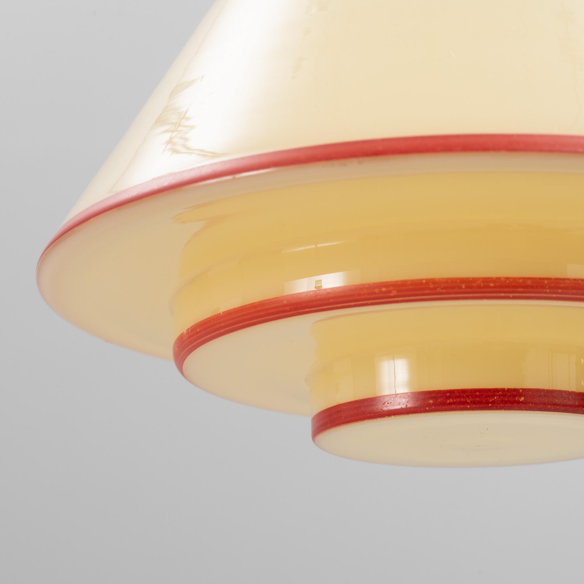 Harald Notini, a ceiling lamp, Arvid Böhlmarks Lampfabrik, 1930s/40s.