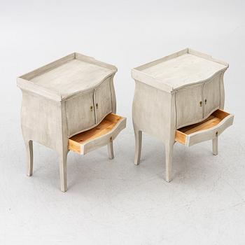 Pair of commodes, Rococo style, late 20th century.
