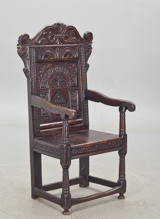 KARMSTOL. renässansstil, England.