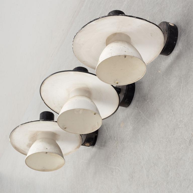 Ateljé Lyktan, utomhusbelysning, 3 st, "Stockholm 370" design Olle Andersson.