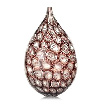 Ann Wåhlström, a glass vase, "Rings II", Tacoma, Seattle, USA 2017.
