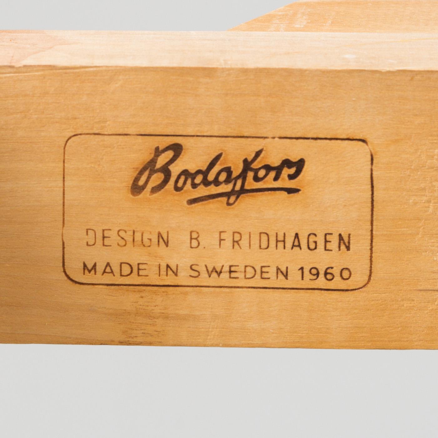 BERTIL FRIDHAGEN, matbord, för Bodafors, daterat 1960.