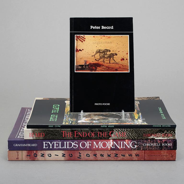 PETER BEARD, konstböcker 5 st, osignerade.