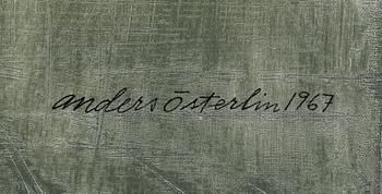 ANDERS ÖSTERLIN, olja på duk, sign Anders Österlin o dat 1967.