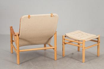 FÅTÖLJ MED FOTPALL "Junker", Bror Boije, DUX.