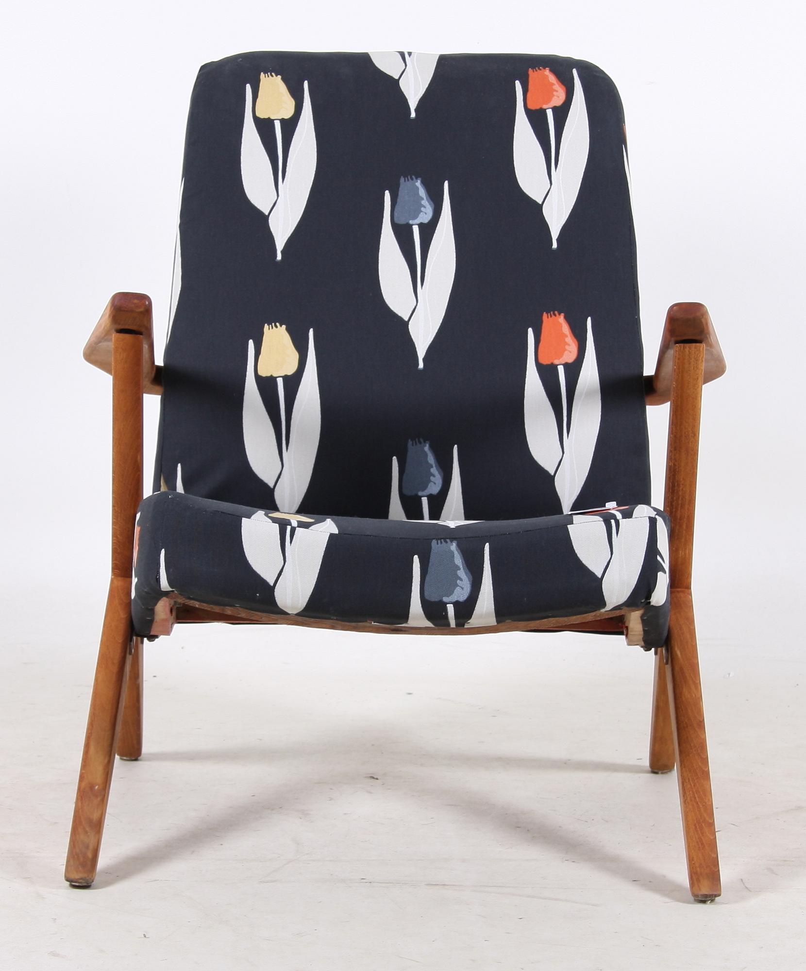 KARMSTOL, "Domstolsfåtöljen", Bengt Ruda för Nordiska Kompaniets Verstäder, Nyköping.