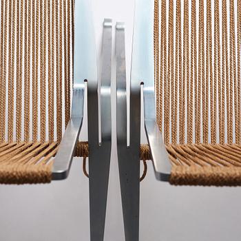 Poul Kjaerholm, a pair of 'PK 25' easy chairs, 'The Element Chair', edition E Kold Christensen, Denmark ca 1962.