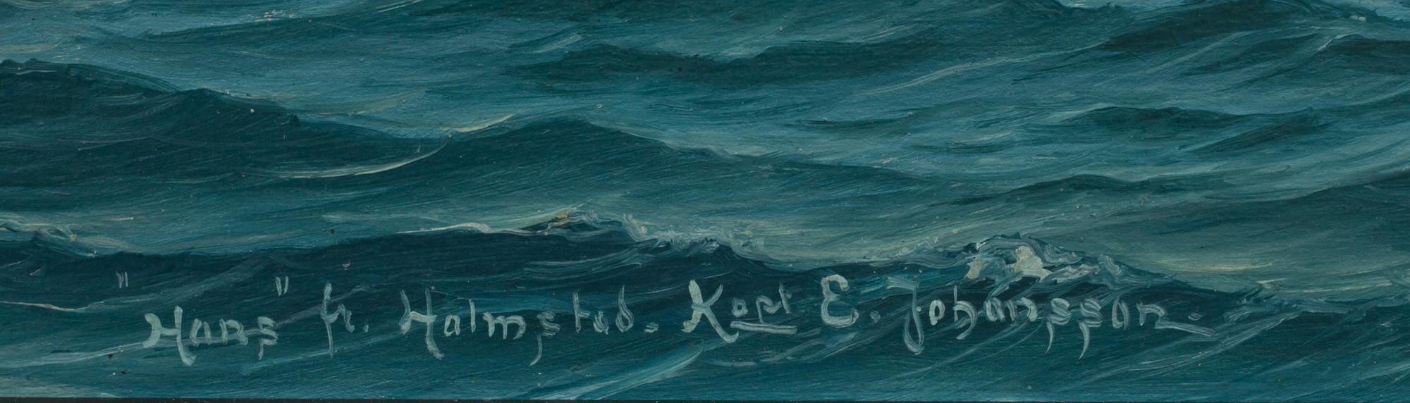 BROR EDVIN BENGTSSON, olja på pannå, signerad och daterad 1935.