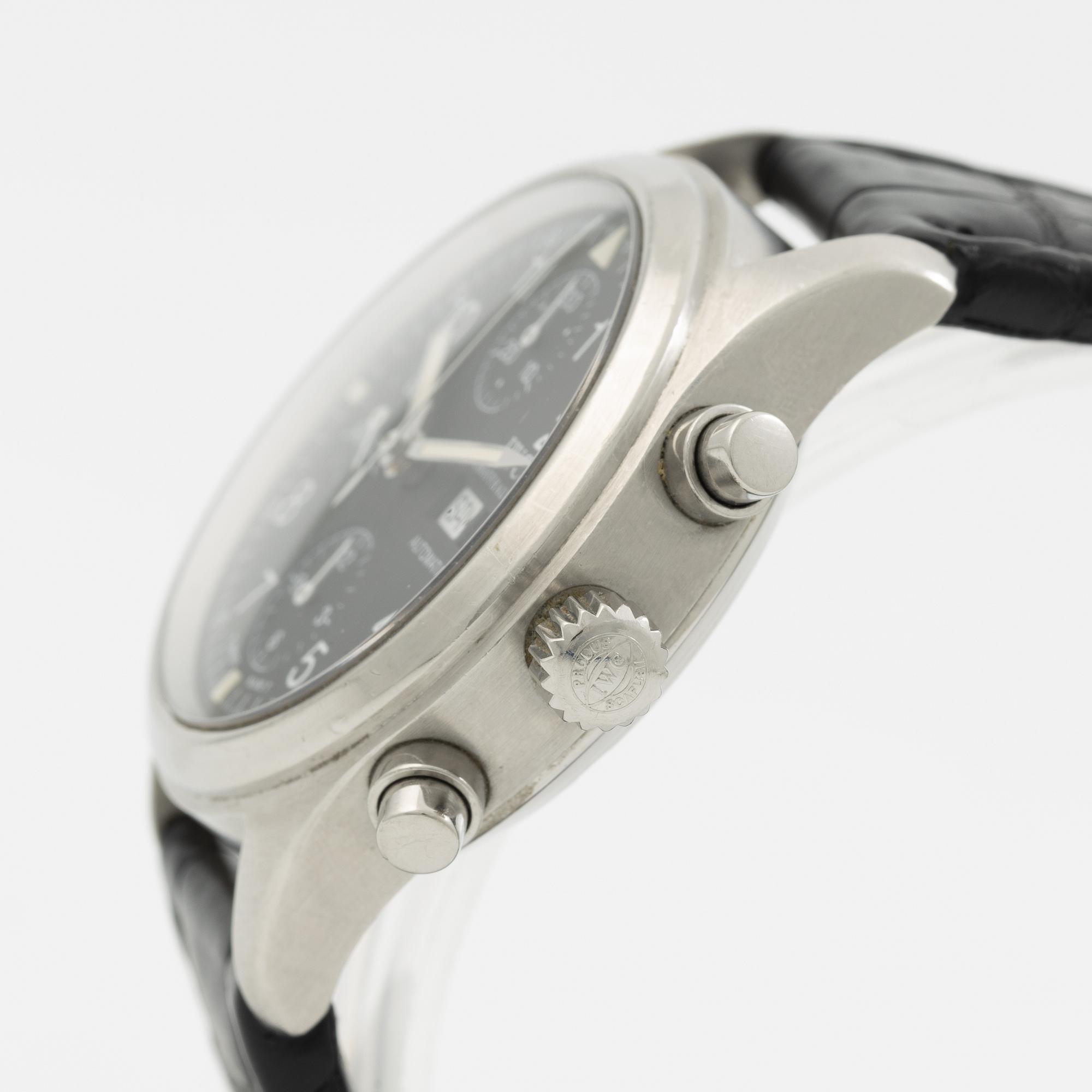 IWC, The Pilot's Chronograph, "T Swiss Made T Dial", wristwatch, chronograph, 39 mm.