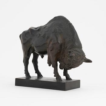Axel Tson Möller, sculpture. Signed. Foundry mark. Bronze. Height 18 cm. Length 21 cm.