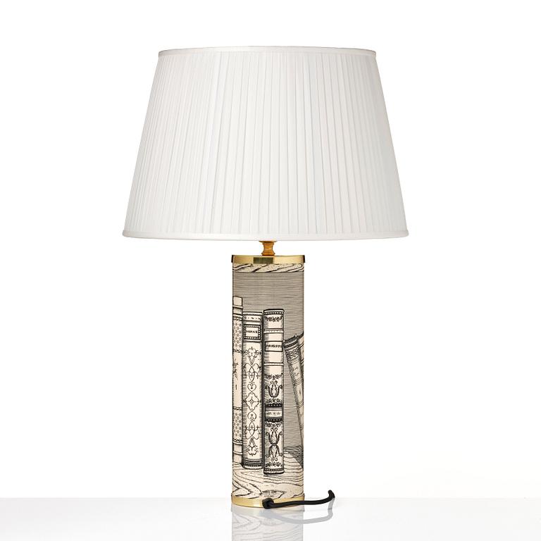 Piero Fornasetti, a 'Libri' table lamp, Fornasetti, Milan, Italy 2020.