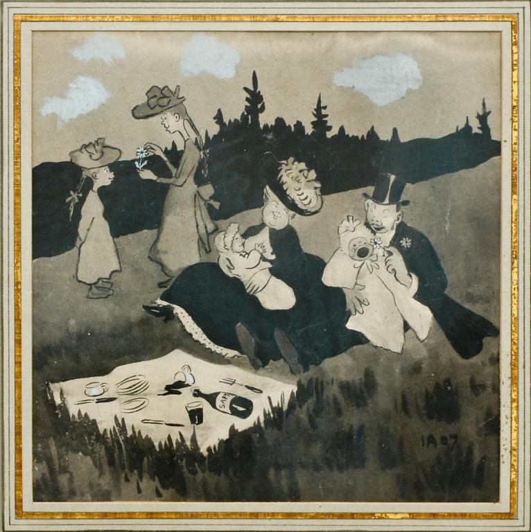 Ivar Arosenius, "I naturens sköte".