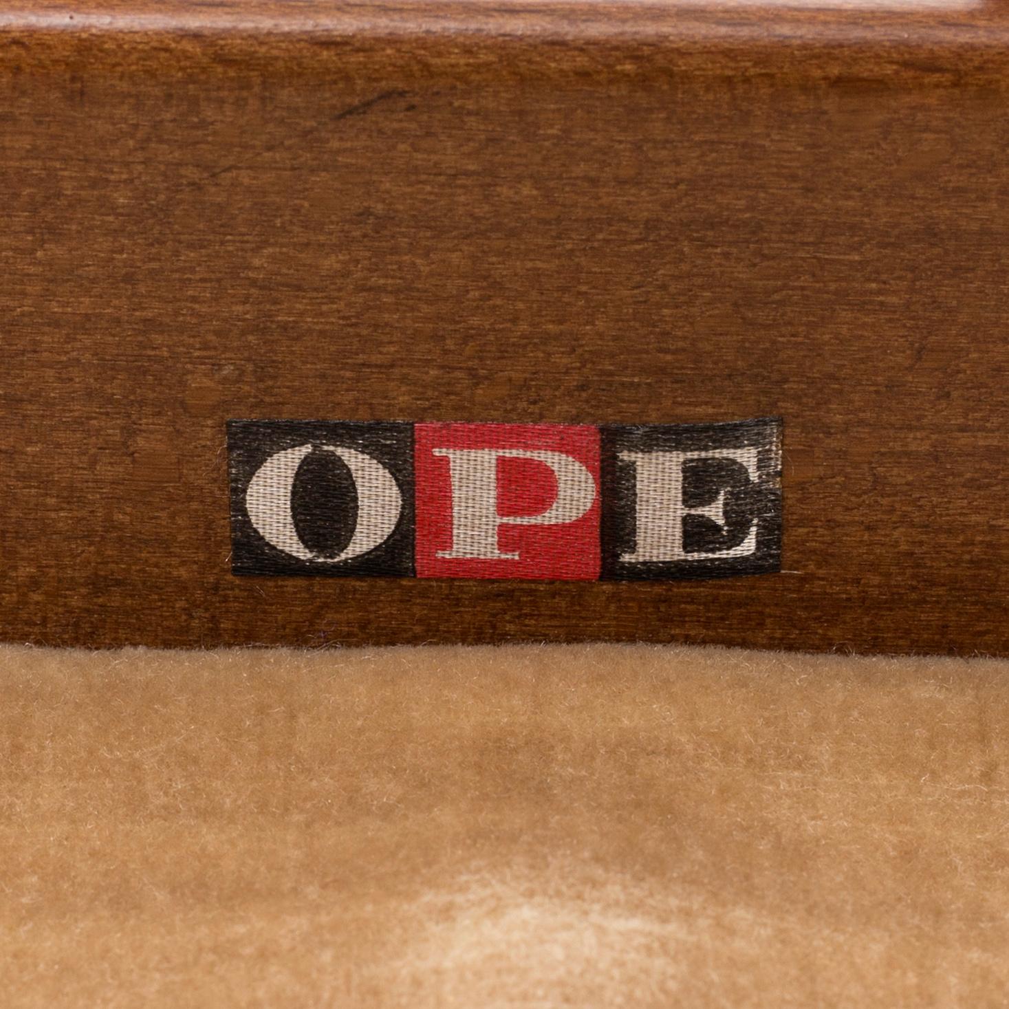 KERSTIN HÖRLIN-HOLMQUIST, fåtöljer, ett par, "Skrindan", OPE, 1900-talets andra hälft.