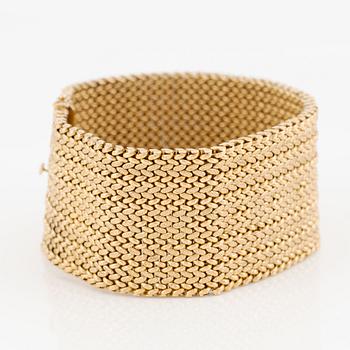 Bracelet, 18K gold, Uno A Erre, Italy.