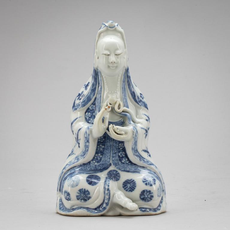 FIGURIN, porslin. Kina, 1800-tal.