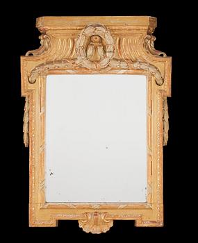 A late Gustavian late 18th century mirror.